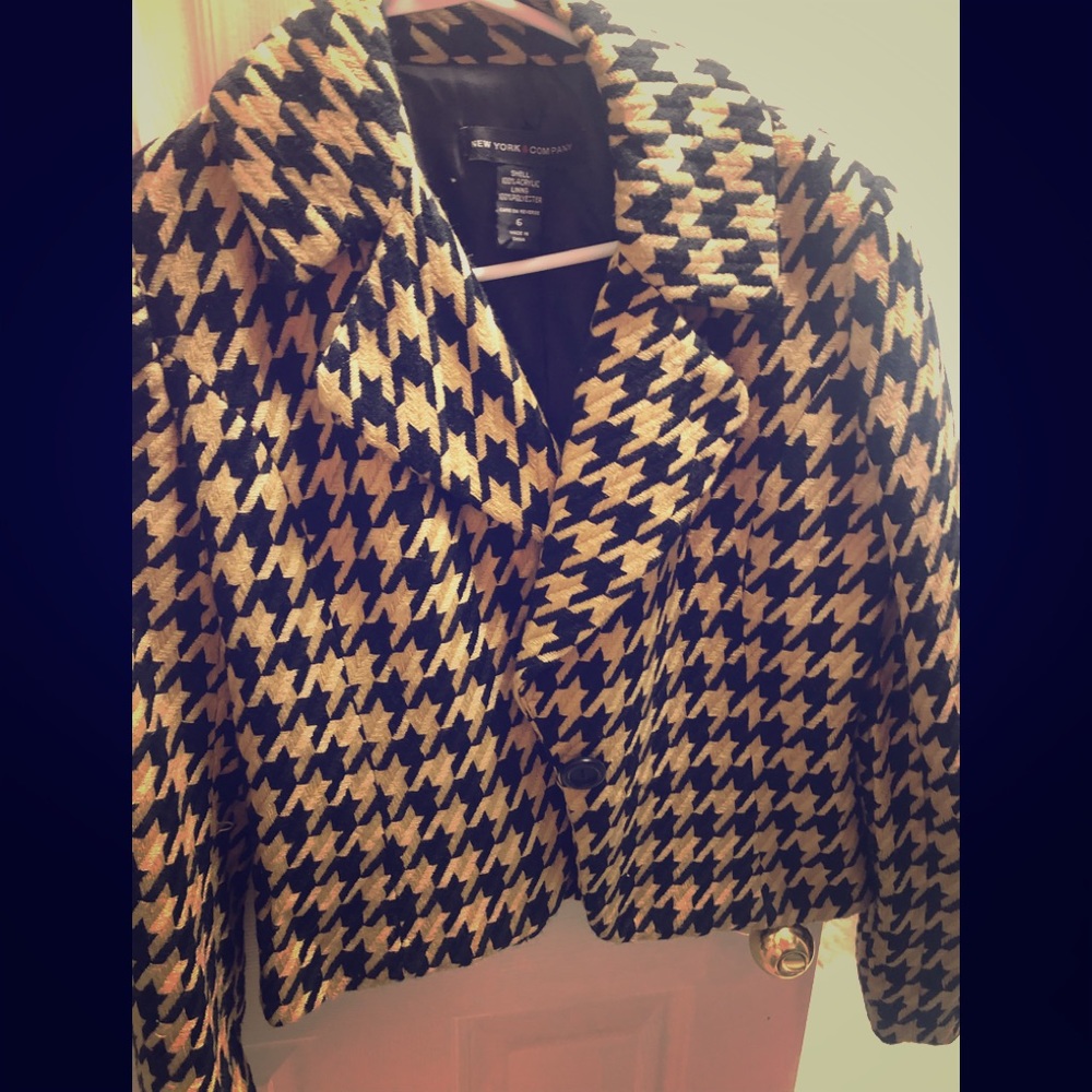 Vintage Houndstooth Blazer NY&C